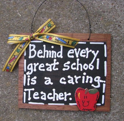Teacher Gift 81T Behind Every Great School is a Caring Teacher Wood Slate Teacher Gift 81T Behind Every Great School is a Caring Teacher Wood Slate