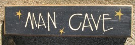 82210M - Man Cave wood block 