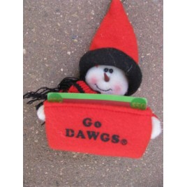 82221D  Georgia Bulldog Gift card Holder 