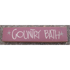 Primitive Wood Block 82255CB- Country Bath Primitive Wood Block 82255CB- Country Bath