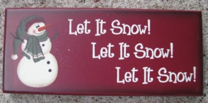 Primitive Wood Block 8317LIS- Let It Snow Let It Snow Let It Snow Primitive Wood Block 8317LIS- Let It Snow Let It Snow Let It Snow