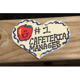 Teacher Gifts Number One 834 Cafeteria Manager Heart Teacher Gifts Number One 834 Cafeteria Manager Heart