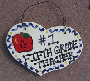 Teacher Gifts Number One 835 Fifth Grade Teacher Wood Heart Teacher Gifts Number One 835 Fifth Grade Teacher Wood Heart