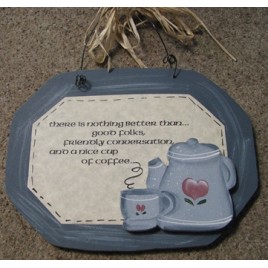 847CB-Cup of Coffee wood sign 847CB-Cup of Coffee wood sign