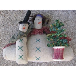 86408-Primitive Snowman w/tree 86408-Primitive Snowman w/tree