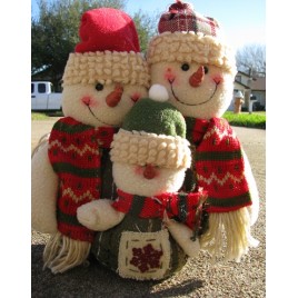 87679SNF-Snowman Cloth Family 87679SNF-Snowman Cloth Family