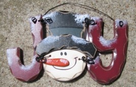 Snowman Decor 8993J - Joy Snowman