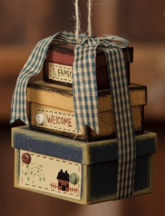 8B2960-Welcome Family Mini Nesting Boxes 8B2960-Welcome Family Mini Nesting Boxes