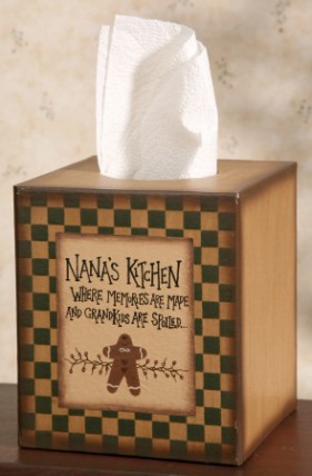 Primitive Tissue Box Paper Mache' 8TB2504 - Nana's Kitchen Primitive Tissue Box Paper Mache' 8TB2504 - Nana's Kitchen