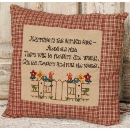8P5706bm - Marriage is the Garden Gate Pillow 