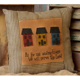 8P5764-As for me & my house we will serve the Lord Pillow 8P5764-As for me & my house we will serve the Lord Pillow