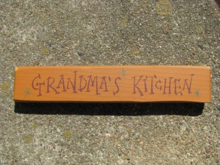 9002GK - Grandma's Kitchen Wood Block 9002GK - Grandma's Kitchen Wood Block