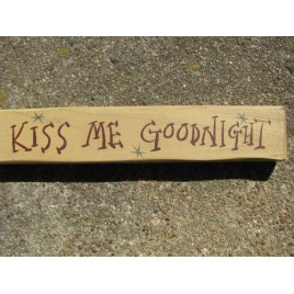 M9005KMG-Kiss Me Goodnight wood block M9005KMG-Kiss Me Goodnight wood block