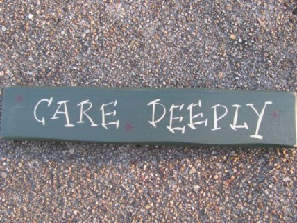 9008CD-Care Deeply wood block 9008CD-Care Deeply wood block