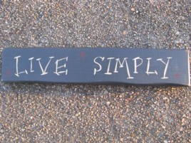 9008LS Live Simply  wood block