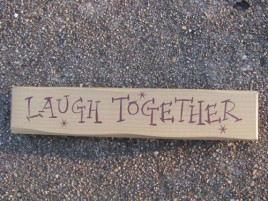9008LT- Laugh Together wood Block