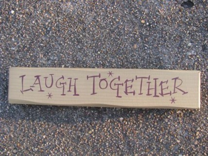 9008LT- Laugh Together wood Block 9008LT- Laugh Together wood Block