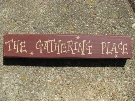 M9009TGP - The Gathering Place wood block 