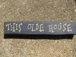 M9009TOH- This Olde House wood block 