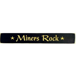90149 - Miners Rock Engraved wood block 90149 - Miners Rock Engraved wood block