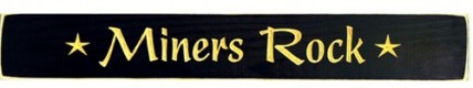 90149 - Miners Rock Engraved wood block 90149 - Miners Rock Engraved wood block