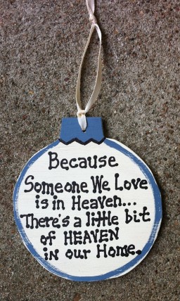 Wood Christmas Ornament 9015H Little Bit of Heaven Wood Christmas Ornament 9015H Little Bit of Heaven