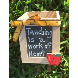 Teacher Gifts 913503DC-Teaching is a work of heart Wood Box Teacher Gifts 913503DC-Teaching is a work of heart Wood Box