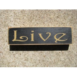 Primitive Wood Block pbw929B - Live Primitive Wood Block pbw929B - Live