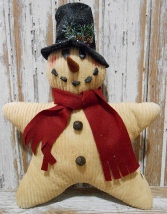 Christmas Decor Pillow 9602CSP - Chenille Star Snowman Christmas Decor Pillow 9602CSP - Chenille Star Snowman
