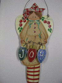 964X- Joy wood Christmas Angel 