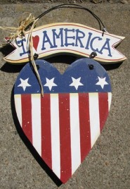 A206-I Love America Heart 