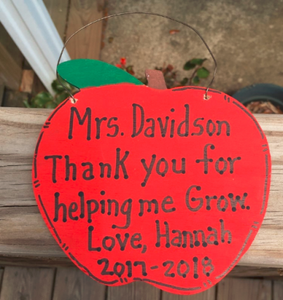 Teacher Gifts A9502  (teachers name) Thank you for helping me Grow Love (child's name) and  (current) year Teacher Gifts A9502  (teachers name) Thank you for helping me Grow Love (child's name) and  (current) year