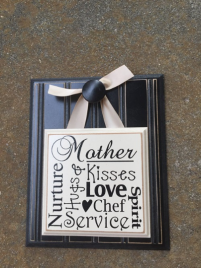 Mother Words Bead Board Plaque BM009 