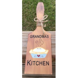 BP203 Butter Paddle Grandma's Kitchen Wood Paddle 