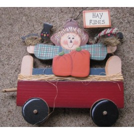 Primitive Fall Decor C0328- Hay Rides Primitive Fall Decor C0328- Hay Rides