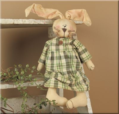 E240 - Plaid Honey Baby Rabbit 