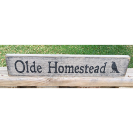 Primitive Vintage Wood Sign Olde Homestead Primitive Vintage Wood Sign Olde Homestead