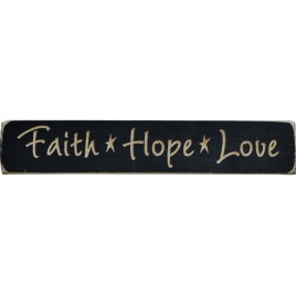 G9002 Faith Hope Love wood engraved block G9002 Faith Hope Love wood engraved block
