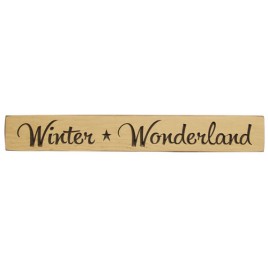 Engraved Wood block G9113 - Winter Wonderland 