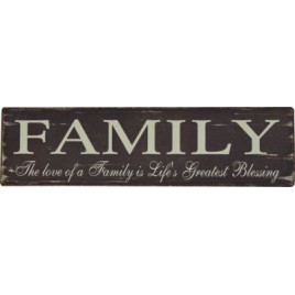 GM2519A - A love of a Family is Life's Greatest Blessings Wood Sign GM2519A - A love of a Family is Life's Greatest Blessings Wood Sign