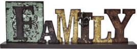 gm3162 - Family wood table Sign 