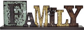 gm3162 - Family wood table Sign 
