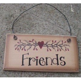 GM3033B - Friends Wood Sign GM3033B - Friends Wood Sign