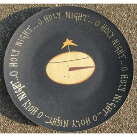 Primitive Wood Plate GRWP84- O Holy Night Primitive Wood Plate GRWP84- O Holy Night