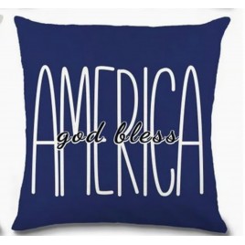 6VM69529Q54 God Bless America Patriotic Pillow (no insert just pillow cover) 6VM69529Q54 God Bless America Patriotic Pillow (no insert just pillow cover)