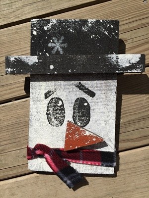 10142 - Snowman Fence Face 