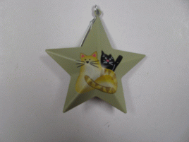 OR208- Cats on Metal Star 