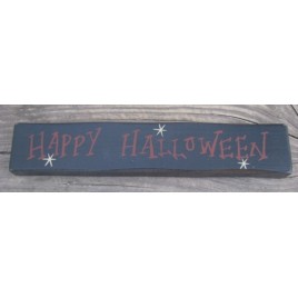M9030HH- Happy Halloween wood Block M9030HH- Happy Halloween wood Block