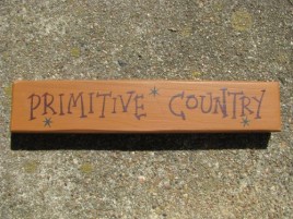 Primitive Wood Block M9004PC - Primitive Country