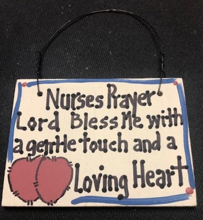 Crafts Wood NP0621 Nurses Prayer Lord Bless Me with a gentle touch and a Loving Heart Crafts Wood NP0621 Nurses Prayer Lord Bless Me with a gentle touch and a Loving Heart